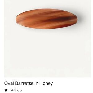 Kov Essentials Oval Barrette